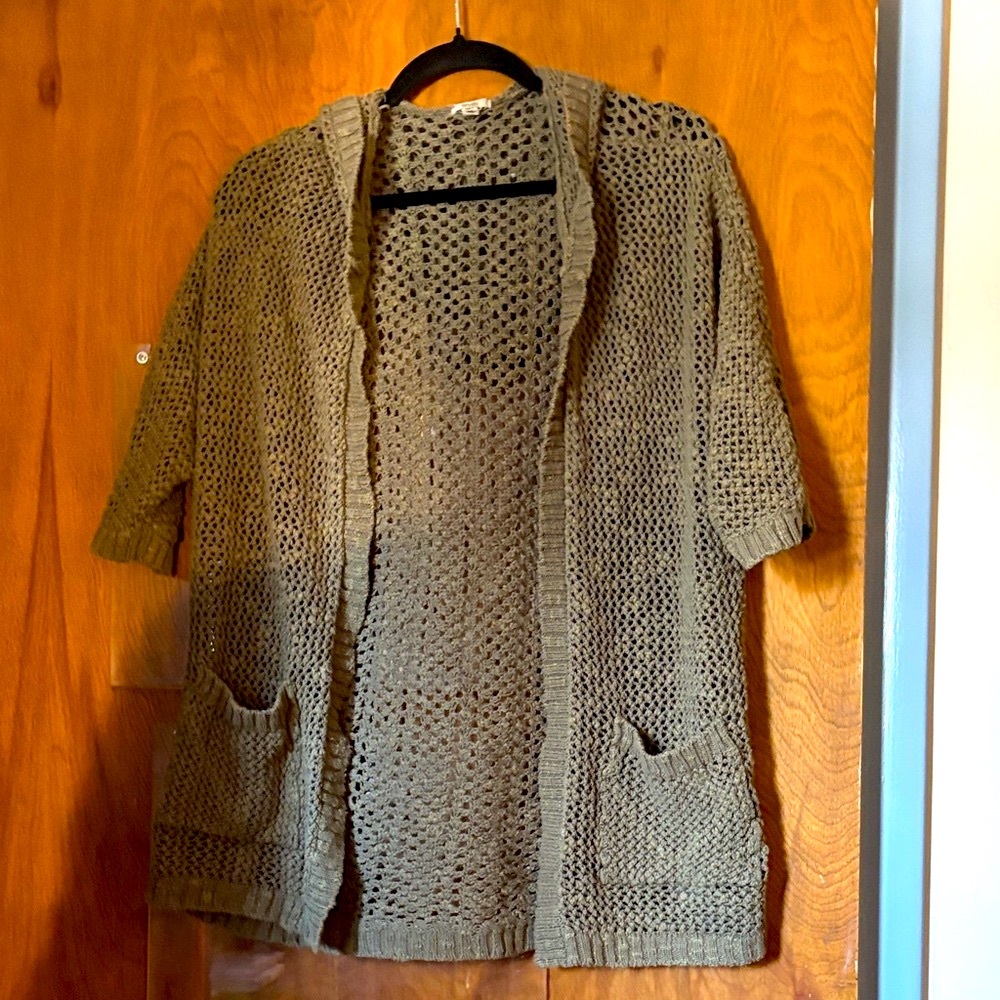 Ecote Women’s Open Knit Bohemian Sweater Cardigan Duster